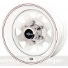 Jante GOSS Triangular 7x15 6x139.7 CB110 ET-6 Profondeur 10.6cm Blanche