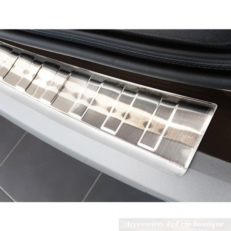 Avisa Protection De Seuil Arrière Inox Noir Compatible Avec Audi Q4 E-Tron 2021