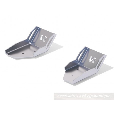 Protections aluminium 4mm ancrages tirants de pont arrière Ineos Grenadier N4-Offroad