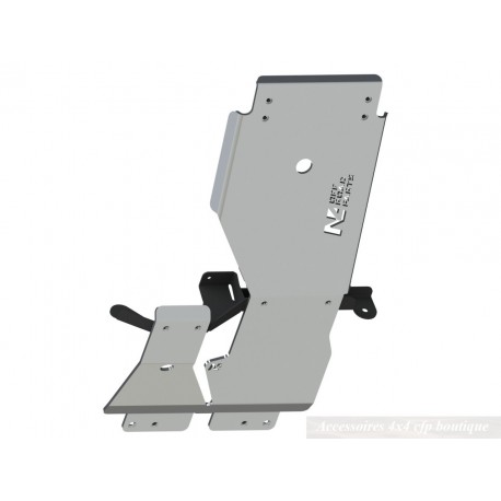 Ski de protection pont avant et boîte de vitesses en aluminium de 10mm pour Iveco Daily III 4x4 après 10-2019 N4-Offroad