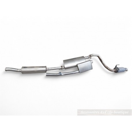 Echappement LRA Jeep Gladiator JT 3.6 v6 - pour montage du réservoir 64L supplementaire